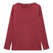 Stijlvolle Maglia Top Elena Mirò , Red , Dames