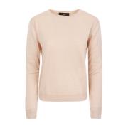 Klassieke Beige Wol en Kasjmier Trui Max Mara Weekend , Yellow , Dames