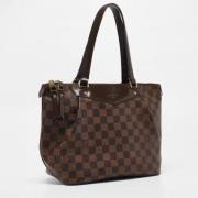 Pre-owned Leather totes Louis Vuitton Vintage , Brown , Dames