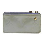 Pre-owned Leather wallets Louis Vuitton Vintage , Gray , Dames