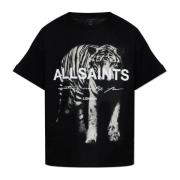 T-shirt Kit AllSaints , Black , Dames