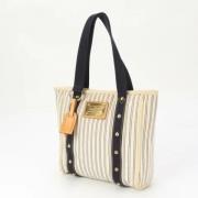 Pre-owned Canvas louis-vuitton-bags Louis Vuitton Vintage , Beige , Da...