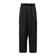 Wollen Broek Zwart Elastische Tailleband Comme des Garçons , Black , H...