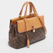 Pre-owned Leather totes Louis Vuitton Vintage , Brown , Dames