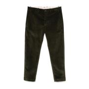 Groene Corduroy Broek met Zakken Nine In The Morning , Green , Heren