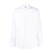 Katoenen Lange Mouw Shirt Dolce & Gabbana , White , Heren