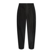 Wijde broek Giorgio Armani , Black , Heren