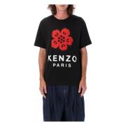 Zwarte Boke Bloemen Grafische T-Shirt Kenzo , Black , Heren