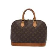 Pre-owned Canvas handbags Louis Vuitton Vintage , Brown , Dames