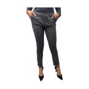 Grijze wollen broek Liu Jo , Gray , Dames