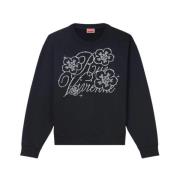 Klassieke Zwarte Sterrensweatshirt Kenzo , Black , Heren