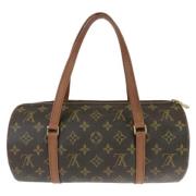 Pre-owned Canvas handbags Louis Vuitton Vintage , Brown , Dames