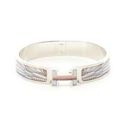 Pre-owned Metal bracelets Hermès Vintage , Gray , Dames