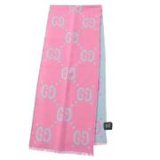 Pre-owned Canvas scarves Gucci Vintage , Pink , Dames