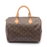 Pre-owned Canvas handbags Louis Vuitton Vintage , Brown , Dames