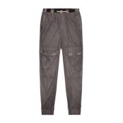 Grijze Stijlvolle Broek Diesel , Gray , Dames