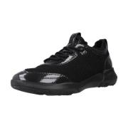 Stijlvolle Nebula X Damessneakers Geox , Black , Dames