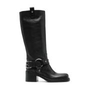 Zwarte platte schoenen ASH , Black , Dames