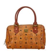 Pre-owned Leather handbags MCM Pre-owned , Brown , Dames