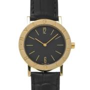 Pre-owned Yellow Gold watches Bvlgari Vintage , Black , Dames