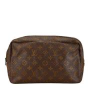 Pre-owned Canvas clutches Louis Vuitton Vintage , Brown , Dames