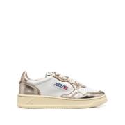 Geveterde logo patch sneakers Autry , White , Dames