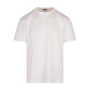 Klassiek Wit T-shirt met Logo Kiton , White , Heren