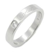 Pre-owned Metal rings Cartier Vintage , Gray , Dames