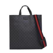 Pre-owned Coated canvas gucci-bags Gucci Vintage , Black , Dames