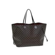 Pre-owned Canvas totes Louis Vuitton Vintage , Brown , Dames