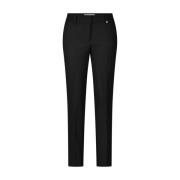 Klassieke Chino Dora Broek Raffaello Rossi , Black , Dames