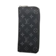 Pre-owned Canvas wallets Louis Vuitton Vintage , Black , Dames