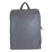 Pre-owned Leather backpacks MCM Pre-owned , Gray , Heren