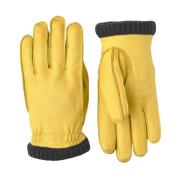 Deerskin Primaloft Rib Handschoenen, Geel Hestra , Yellow , Heren