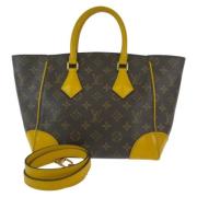 Pre-owned Canvas louis-vuitton-bags Louis Vuitton Vintage , Brown , Da...