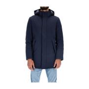 Blauwe Gewatteerde Parka met Afneembare Capuchon RefrigiWear , Blue , ...