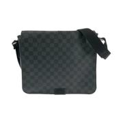 Pre-owned Canvas crossbody-bags Louis Vuitton Vintage , Gray , Heren