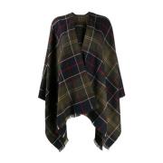 Klassieke Tartan Wol Sjaal Groen Barbour , Green , Heren