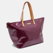 Pre-owned Leather totes Louis Vuitton Vintage , Purple , Dames