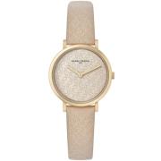 Beige Leren Dameshorloge Klassiek Elegant Pierre Cardin , Beige , Dame...