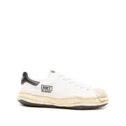 Witte Sneakers met Logopatch Maison Margiela , White , Heren