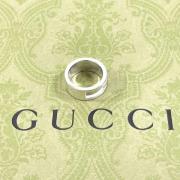 Pre-owned Metal rings Gucci Vintage , Gray , Dames