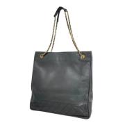 Pre-owned Leather chanel-bags Chanel Vintage , Black , Dames