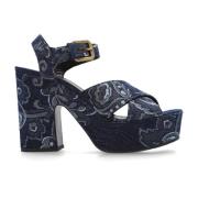 Plateau sandalen Etro , Blue , Dames