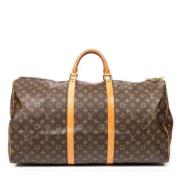 Pre-owned Canvas travel-bags Louis Vuitton Vintage , Brown , Dames