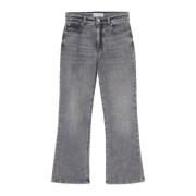 Vintage Grijze Bootcut Jeans Pinko , Gray , Dames