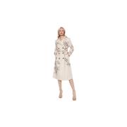 Beige Katoenen Trenchcoat voor Vrouwen Pinko , Beige , Dames