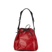 Pre-owned Leather shoulder-bags Louis Vuitton Vintage , Red , Dames