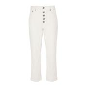 Ivoor Broek voor Vrouwen Dondup , Beige , Dames