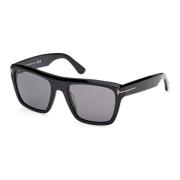 Zwart Rook Zonnebril Alberto FT 1077-N Tom Ford , Black , Heren